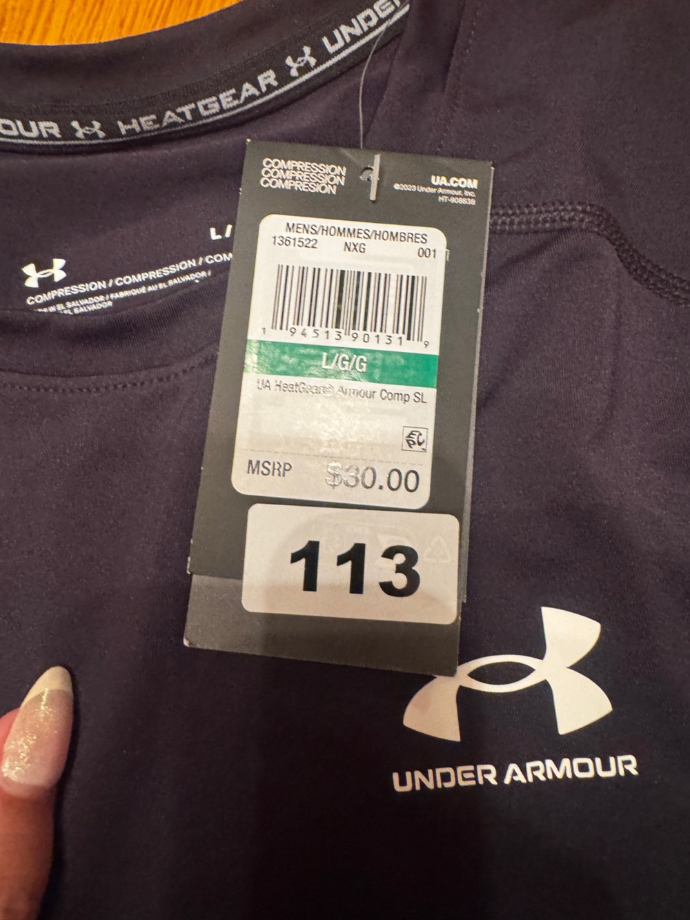 Under Armour Men's HeatGear Sleeveless Compression Shirt Black NWT - Picture 3 of 4